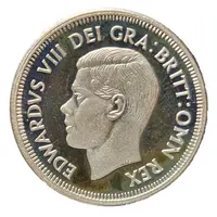 6 Pence Edward VIII Pattern Shilling Design