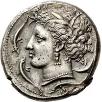 Tetradrachm Uncertain Punic mint
