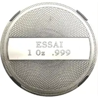 1 Dollar Fish and Coral - Platinum Essai