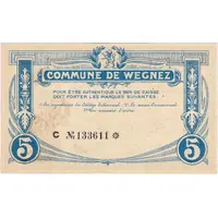 5 Francs Wegnez