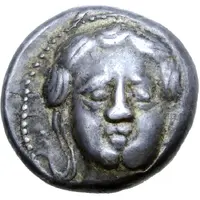 Tetradrachm Apollokopf-Dickschrötling Type