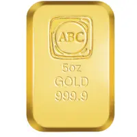 Bar - Gold 5 Ounce - Australian Bullion Company Cast