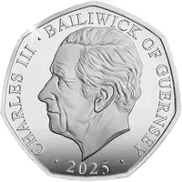 50 Pence - Charles III Battle of Britain (Sir Hugh Dowding)