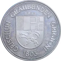 Medallion - District of Chur Switzerland
