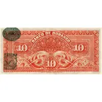 10 Pesos El Banco de Durango