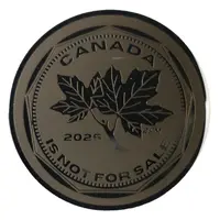 Medal - Canada Pride Canada Is Not For Sale, Cent