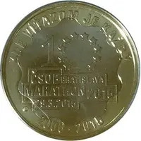 Medal - BU mint set token 2015 Bratislava Marathon