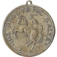 Medal - Norske Löve Hic Rhodus Hic Salta