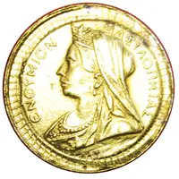 New Year Token Type of Sovereign of Queen Victoria