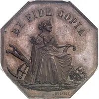 Medal - Jeton du Crédit foncier de l'île Maurice