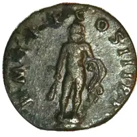 Denarius - Trajan P M TR P COS III P P, Hercules