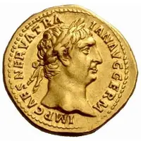 Aureus - Trajan P M TR P COS III P P, Roma and Victory