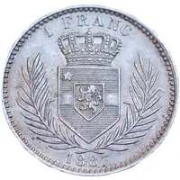 1 Franc - Léopold II