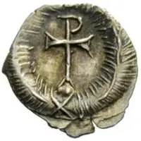 1/4 Siliqua In the name of Justinian I, Without stars