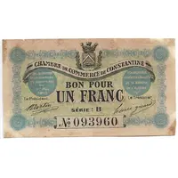 1 Franc CDC Constantine