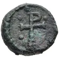 Nummus - Thrasamund Carthage mint, staurogram