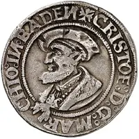 1 Dicken - Bernhard III, Ernest I, Philip I Under the name of Christopher I