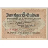 5 Gulden Danziger Zentralkasse