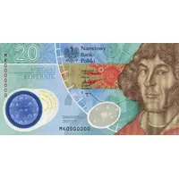 20 Zlotys Nicolaus Copernicus