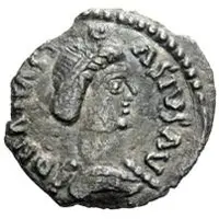 1/2 Siliqua - Theia / In the name of Anastasius I, 491-518 Ticinum