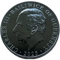 5 Pounds - Charles III VE Day, Colourised