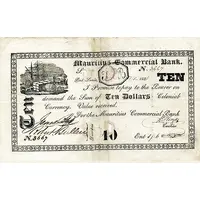 10 Dollars Mauritius Commercial Bank