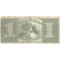 1 Peso Banco de Valparaiso