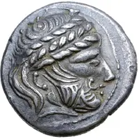 Tetradrachm Y auf Postament Type