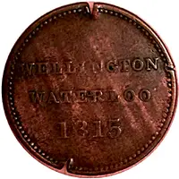 1/2 Penny - Wellington Waterloo Large Bust design