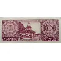 1000 Guaranies 50 Years of Banco Central del Paraguay
