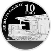 10 Euros Malta Railway - Station