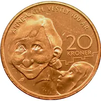 20 Kroner - Harald V Anne-Cath. Vestly