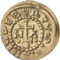 Solidus - Childebert IV Marseille mint