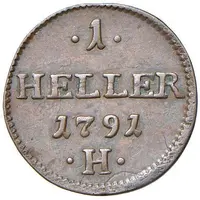 1 Heller - Joseph II / Leopold II