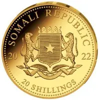 20 Shillings Leopard, Gold