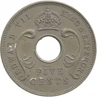 5 Cents - Edward VII Pattern