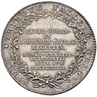 Medal 'Jurathaler' - Unification of Jura with Bern