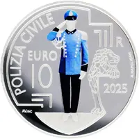 10 Euros Polizia Civile