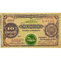 10 Centavos Overprint on P#6 Portuguese Guinea