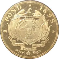 Replica - 1 Pond Zuid Afrikaansche Republiek, Kruger Pond Replica