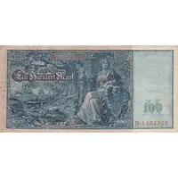 100 Mark Reichsbanknote, red seals