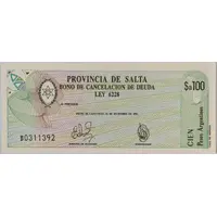 100 Pesos Argentinos