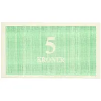 5 Kroner Great Norwegian Spitsbergen Coal Company