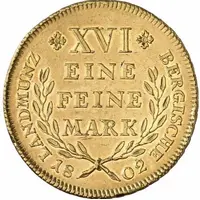1 Thaler - Maximilian IV Joseph Gold Pattern