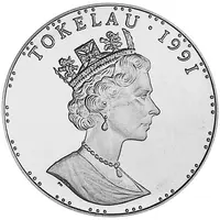 5 Dollars - Elizabeth II Landing on Guadalcanal