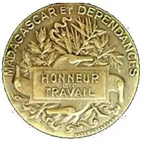 Médaille du Travail - Madagascar et Dépendances