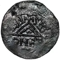 Denier In the name of Louis I, Antwerp mint