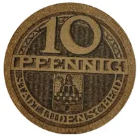 10 Pfennig - Cardboard Test