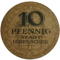 10 Pfennig - Cardboard Test