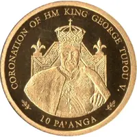 10 Pa'anga - George Tupou V Coronation